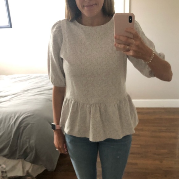 Banana Republic Peplum Top - Picture 1 of 6